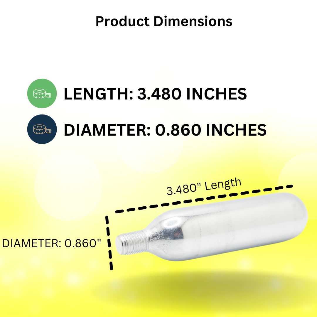 C02 2025 cartridge sizes